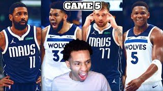 Reacting to Timberwolves vs Mavericks GAME 5 Highlights! MAY 30th 2024! Reaction! screenshot 5