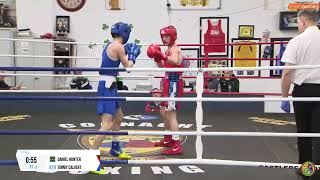 2024 National Junior 2 Championship:  57kg Daniel Hunter (St J Bosco A) v Timmy Calvert (St Francis)