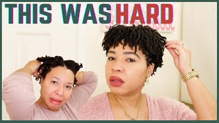 I Tried To Do A Wash n Go Using The Shingling Method But... | Type 4 Hair
