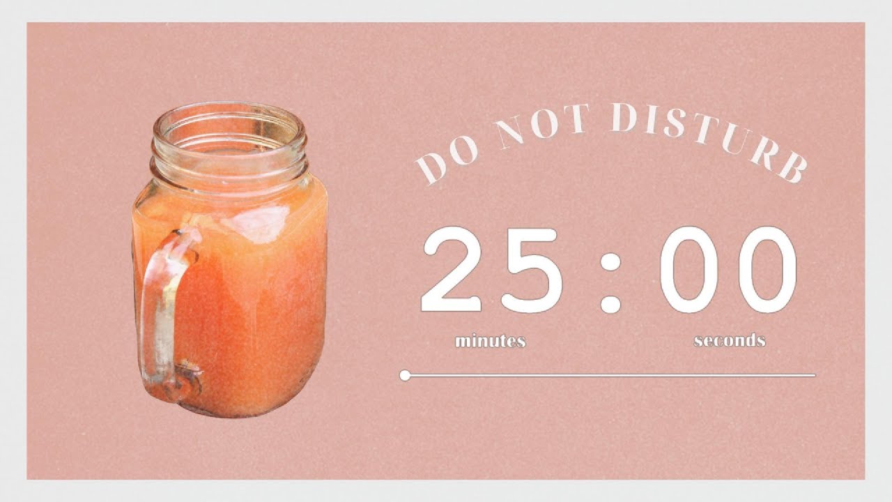 Lofi Study Music | Pomodoro Timer 25/5 – Deep Focus | Sunrise Citrus Elixir 🍹