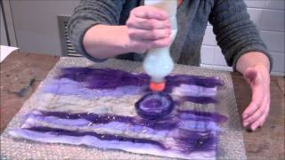 Vilten, Vilt Maken Met Behulp Van Naaldvlies, Felt Making  (Onlineviltschool.Nl) - Youtube