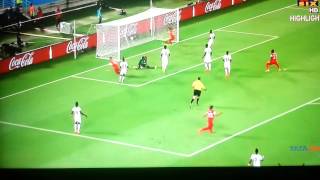 Clint dempsey scoring one of the fastest goals