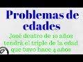 Problemas de edades