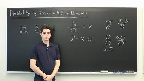 Divisibility by Zero in Natural Numbers : Mathematics: Division & More
