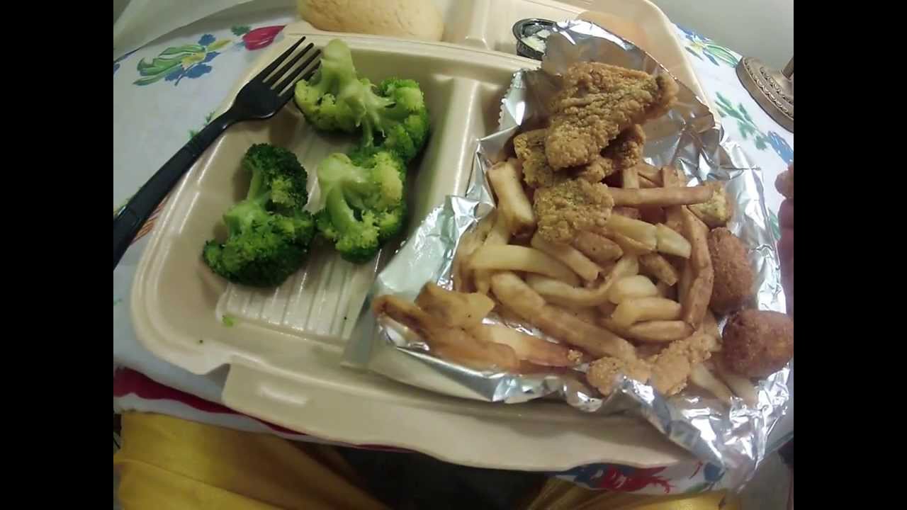 FoodReview O'Charley's Catfish Platter YouTube