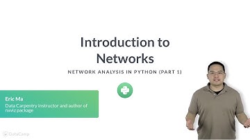 Python Tutorial : Introduction to Network Analysis in Python