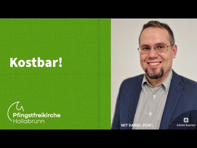 Predigt: “Kostbar!“ | Daniel Pesel | So. 22. März 2026