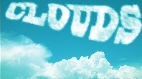 Photoshop CS6: Cloud Text Effect / Typography
