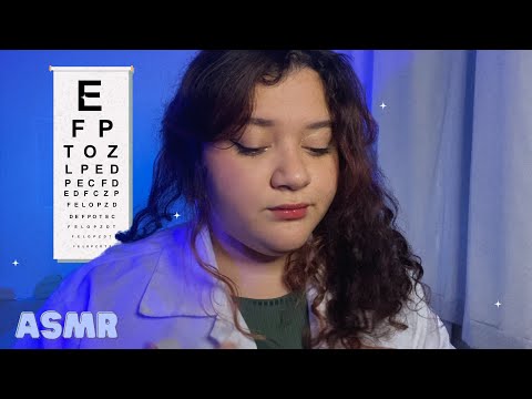 ASMR | Oftalmologista/ Exame de visão 👁️👩🏻‍⚕️ - voz suave (eye exam roleplay)