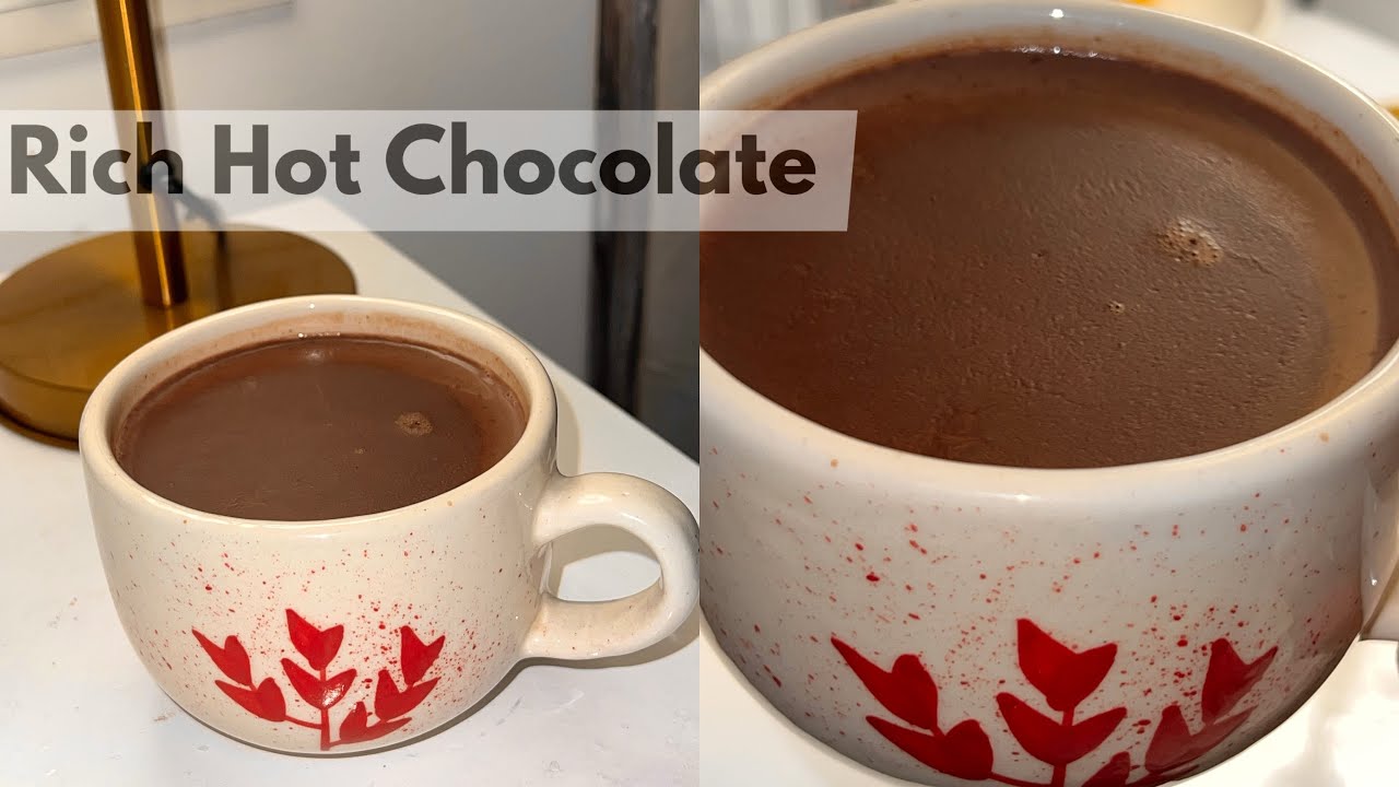 Rich Hot Chocolate Recipe😍 Smooth and thick