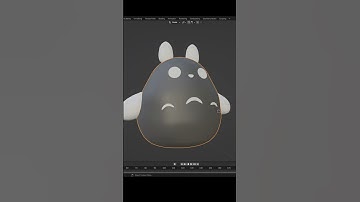 Day 12 - The FINAL totoro video I promise.... #blender #daily #totoro