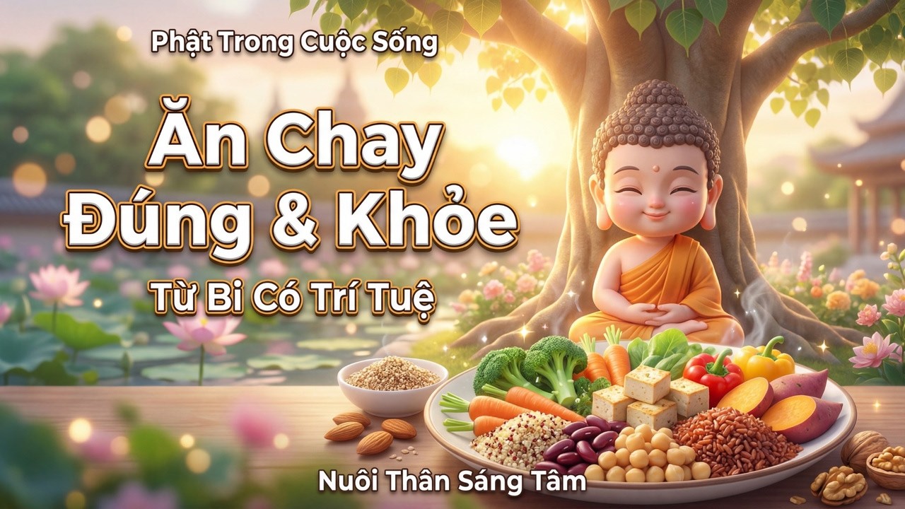 Ăn Chay Đúng và Khỏe – Từ Bi Có Trí Tuệ, Nuôi Thân Sáng Tâm