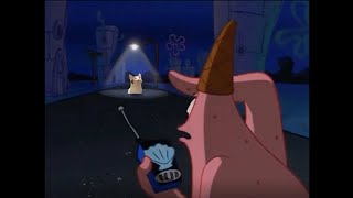 He's just standing there...