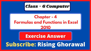 Class 6 Computer Chapter 4 Question Answer | Computer Class 6 Chapter 4 Exercise Answer | Solution