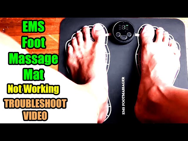 ems foot massager not vibrating EMS Foot Massage Mat... Not Working! (TROUBLESHOOT VIDEO)