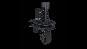 Robomaster Swerve module exploded view animation