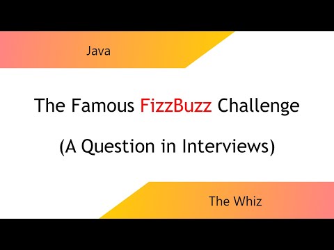 The Famous FizzBuzz Challenge with Java