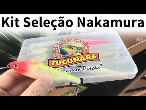 Kit Seleção Tucunaré Nelson Nakamura + Estojo + DVD Dicas