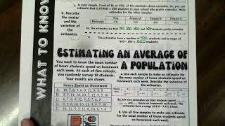 Using Random Samples to Describe Populations