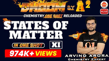 States of Matter One Shot | Crash Course NEET 2023 Preparation | NEET Chemistry | Arvind Sir