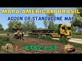 ETS2 1.53 MAPA AMERICAM BRASIL Add-on or standalone map. Version 13.76.1.53.