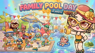 UNBOXING PACK FAMILY POOL DAY | AVATAR WORLD | PAZU Update