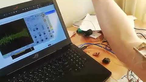 DIY EMG Oscilloscope Test