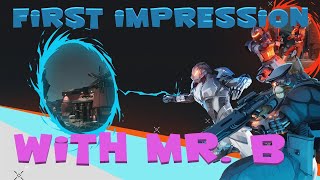 Splitgate (beta) first impressions/review gameplay on twitch stream while eating hot peppers FUNNY