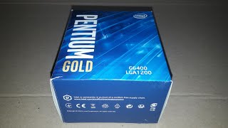 Processor | Intel Pentium Gold G6400 | 4GHZ, 4MB Cache | LGA 1200 | UNBOXING &amp; REVIEW