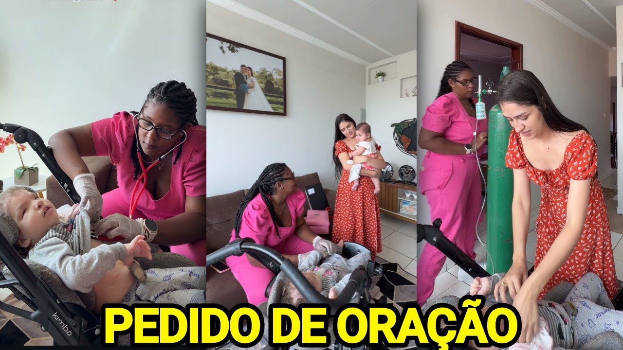 ANA VITÓRIA PEDE ORAÇÃO PELA HADASSA APÓS ELA PRECISAR DE OXIGÊNIO NA FONO 