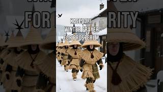 Kasedori: Winter Prayer for Prosperity #Kasedori #JapaneseFestival #WinterTradition #Shorts