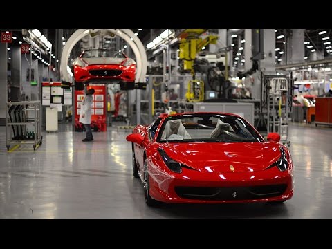 Завод Ferrari. Производство суперкара