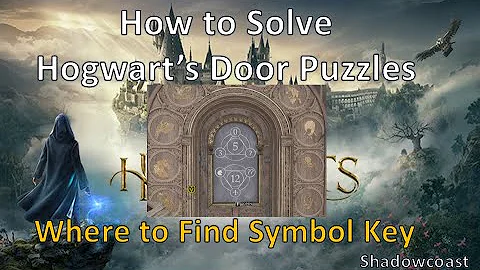 Where to find Door Puzzle Symbol Key & How to Solve Door Puzzles in Hogwart's Legacy!
