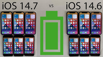 iOS 14.7 vs 14.6 BATTERY Test on All iPhones