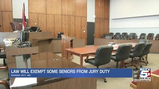 New MO law excuses people 75 and older from jury duty