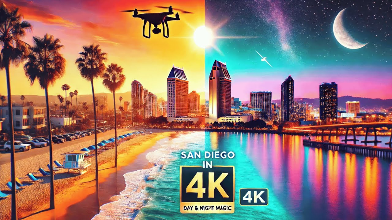 San Diego in 4K: A Breathtaking 🚁 Drone Footage in Glorious 4K UHD 60fps 🌅