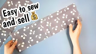 You only need 1 scrap of fabric to make and sell this idea