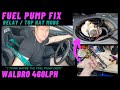 S15 Silvia Fuel Pump Fix (Relay Top Hat Mod) | Walbro 460 Re Install &  Wiring Repair