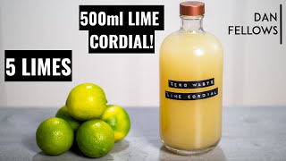 ♻ Zero Waste Lime Cordial + Spent Coffee Daiquiri