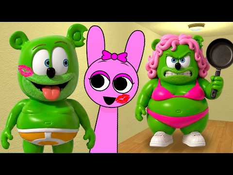 GUMMY BEAR LEFT HIS WIFE FOR SPRUNKI PINKI… NOW IT'S REVENGE TIME! (Gmod)