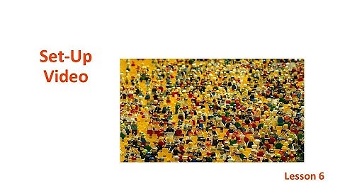 PSY 230 Module 6 Set Up Video