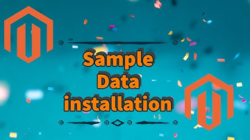 Magento sample data installation