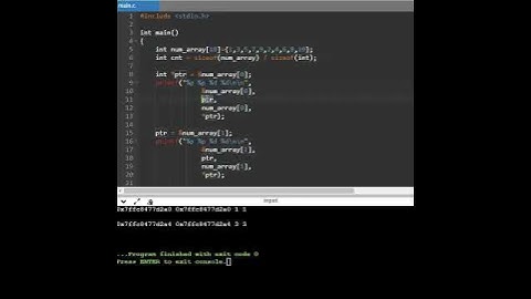 Lesson 33: How to use an INT POINTER to point at first element in an ARRAY. #shorts.