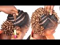Short And Beautiful Curly Crochet Hairstyle Using Braid Extension / Beginners Friendly