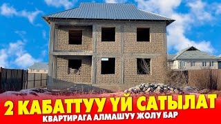 Срочно! ҮЙҮМДҮ сатам же КВАРТИРАГА алмашам ~ Жери 8 соток