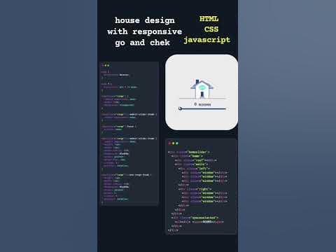 Responsive House design using HTML CSS javascript #javascript #coader # ...