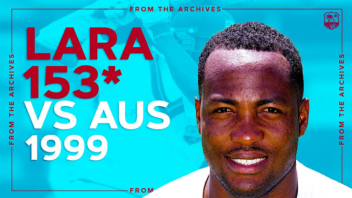 Incredible Match Winnings Innings! | Brian Lara Scores 153 Not Out | West Indies v Australia