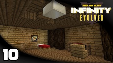Infinity Evolved - Ep. 10: Building a Bedroom | FTB Infinity Evolved Expert Mode