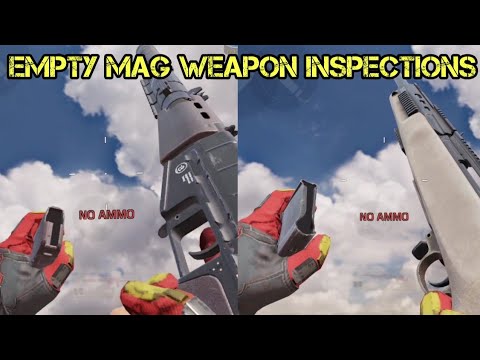 All Empty weapon mag Inspect animations in COD Mobile | Call of Duty Mobile