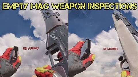 All Empty weapon mag Inspect animations in COD Mobile | Call of Duty Mobile